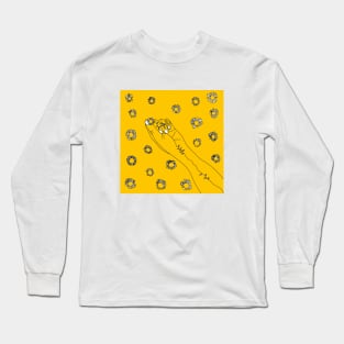 Miss Daisies Yellow Long Sleeve T-Shirt